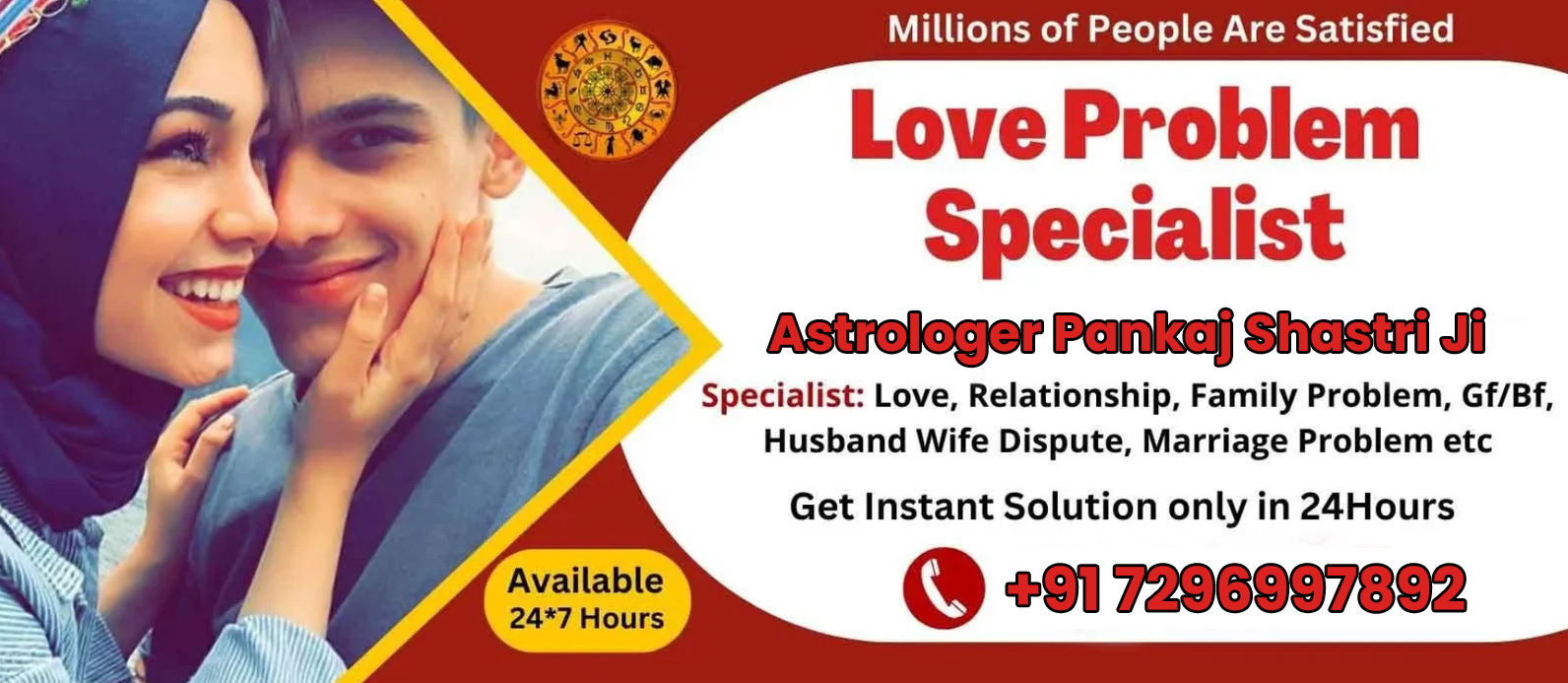 Astrologer Pankaj Shastri Ji +91-7296997892